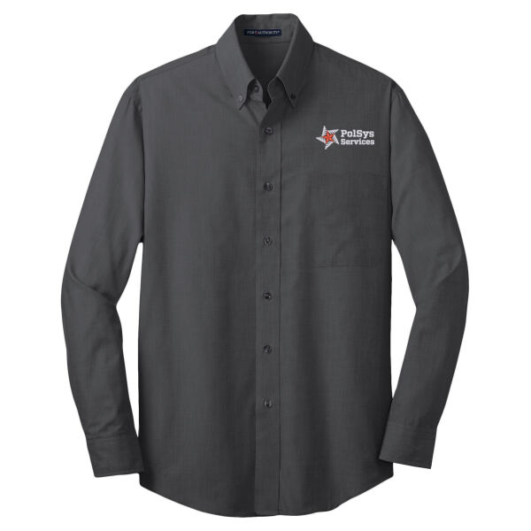 PolSys Services, Inc. Embroidered - Crosshatch Easy Care Shirt Thumbnail