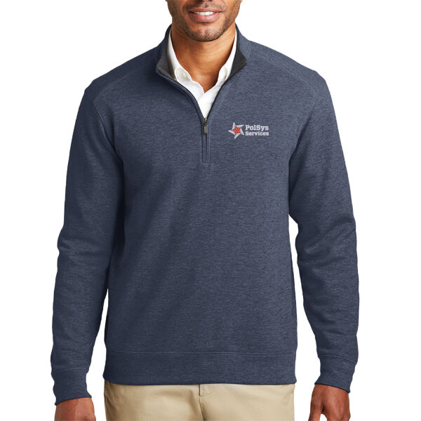 PolSys Services, Inc. Embroidered - Interlock 1/4 Zip Thumbnail
