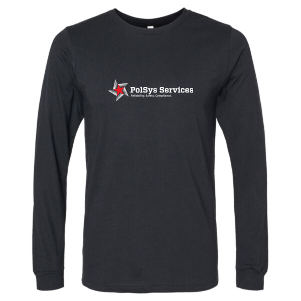 PolSys Services Inc. Printed - Unisex Heather CVC Long Sleeve Tee Thumbnail