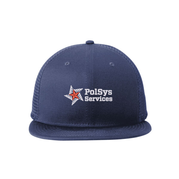 New Era Polsys Services, Inc Embroidered- - Standard Fit Snapback Trucker Cap Thumbnail