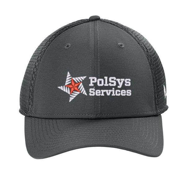 New Era Polsys Services, Inc Embroidered- - 39 Thirty ® Performance Stretch Mesh Cap Thumbnail